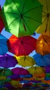 Umbrellas over the city