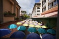 Umbrellas in the sunshine, Port Louis, Mauritius