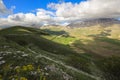 Umbria valley and mountains Royalty Free Stock Photo