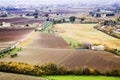 Umbrian landscape in autumn Royalty Free Stock Photo