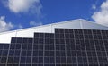 solar panels on sports building