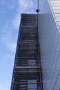 Stairwell to new entrances to the hospital