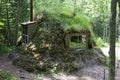 A house built by Sami that resembles something that Hobbits lives in Royalty Free Stock Photo