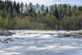 Umea River in Baggbole, Sweden