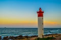 Umhlanga Lighthouse one of the world`s iconic lighthouses in Durban north KZN South Africa