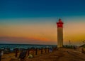 Umhlanga Lighthouse one of the world`s iconic lighthouses in Durban north KZN South Africa