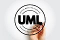 UML Unified Modeling Language - general-purpose, developmental, modeling language in the field of software engineering, acronym