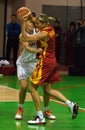 UMMC VS Galatasaray. Euroleague 2009-2010. Royalty Free Stock Photo