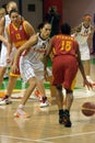 UMMC VS Galatasaray. Euroleague 2009-2010. Royalty Free Stock Photo