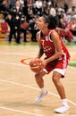 UMMC vs TEO. Women basketball Euroleague 2009-2010 Royalty Free Stock Photo