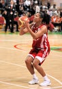 UMMC vs TEO. Women basketball Euroleague 2009-2010 Royalty Free Stock Photo