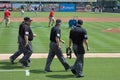 The Umpires are On The Field Royalty Free Stock Photo