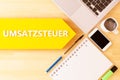 Umsatzsteuer Royalty Free Stock Photo