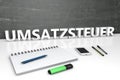 Umsatzsteuer Royalty Free Stock Photo