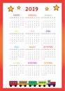 Calendario 2019 Per I Bambini 2019