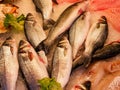 Un groupe de poisson frais sur le marchÃÂ©