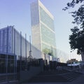 UN Headquarters building in New York City, NY, USA