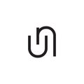 un initial letter vector logo icon