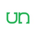 un initial letter vector logo icon