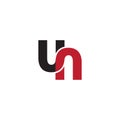 UN NN UU initial letter linked design logo vector