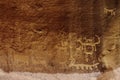 Una Vida Petroglyphs Royalty Free Stock Photo