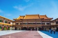 Unacquainted People in foguangshan thaihua temple thailand.