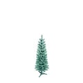 Unadorned Christmas tree, pine isolated on white