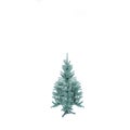 Unadorned Christmas tree, pine isolated on white