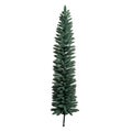 Unadorned Christmas tree, pine isolated on white