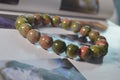 Unakite stone, signifies the energy centers. Therefore it's a good choice for a chakra gemstone set.