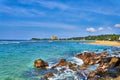 Unawatuna Beach seascape Sri Lanka Ceylon