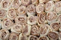 Unbaked cinnamon rolls