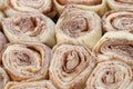 Unbaked cinnamon rolls