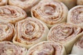 Unbaked cinnamon rolls