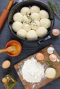 Unbaked soft and fluffy dinner rolls