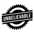 Unbelievable rubber stamp Royalty Free Stock Photo