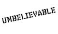 Unbelievable rubber stamp Royalty Free Stock Photo
