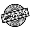 Unbelievable rubber stamp Royalty Free Stock Photo