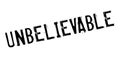 Unbelievable rubber stamp Royalty Free Stock Photo