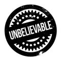 Unbelievable rubber stamp Royalty Free Stock Photo