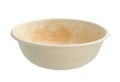 Unbleached plant fiber food bowl