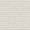 Unbleached White Gray French Linen Stripe Texture Background. Ecru Flax Fibre Seamless Pattern. Organic Horizontal Irregular Woven