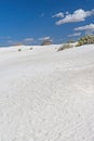 Unblemished White Sands on a Sunny Day Royalty Free Stock Photo