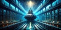 Unbreakable Data Fortress FutureProof Underwater Data Center with Secure Server Racks and WaterCooled Technology