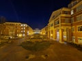 UNC Charlotte main campus at night Royalty Free Stock Photo