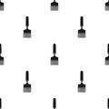Uncapping fork icon in black style on white background. Apiary pattern stock vector illustration