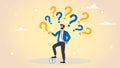 Uncertainty, confusion and decision making, choosing options or choices, answer for question or solution