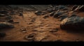Uncharted Beauty: Martian Footprints in Epic Cinematic Detail