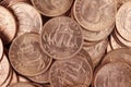 Uncirculated British Half Pennies Royalty Free Stock Photo