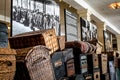 Immigrant`s luggage at Ellis Island Royalty Free Stock Photo